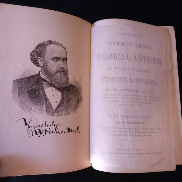 The Peoples Common Sense Medical Adviser RV Pierce Seventeenth Edition 1888 VTG - Picture 7 of 11